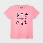 Mayoral feliratos vagány  pink póló