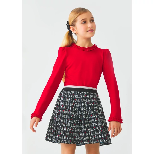 Abel&lula pliszírozott alkalmi szoknya 