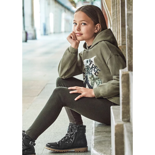 Mayoral nagylány mintás kapucnis pulóver és leggings szett Mayoral nagylány mintás kapucnis pulóver és leggings szett