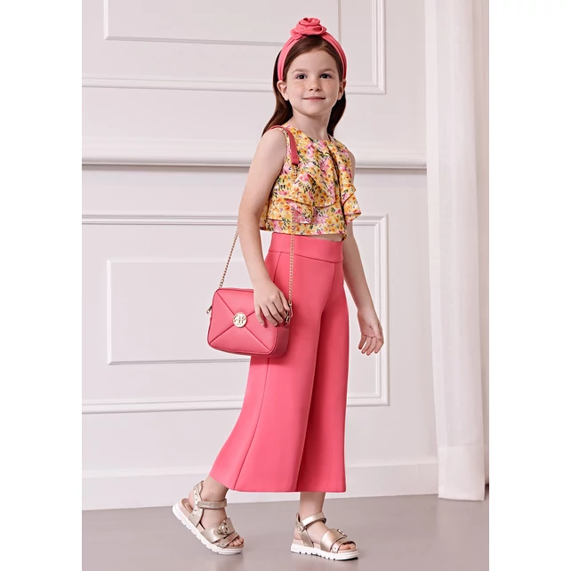 Abel&lula kétrészes fodros top és nadrág szett 2024 ÚJ