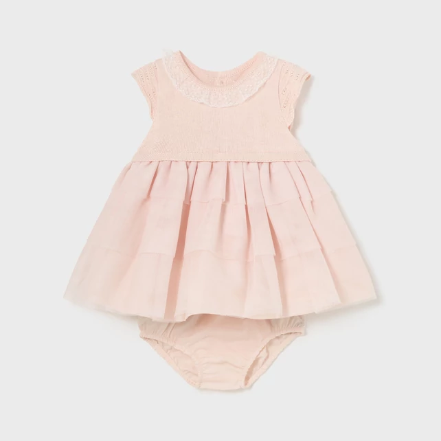 Mayoral varázslatos alkalmi tüllruha csipkegallérral