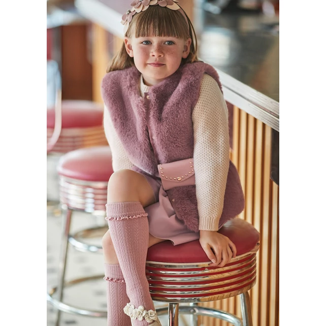 Mayoral kötött fodros térdzokni