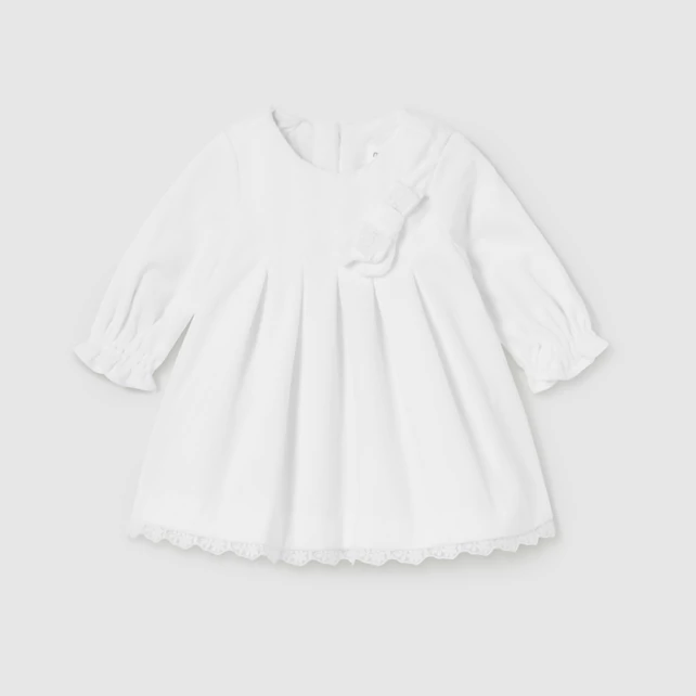 Mayoral csodaszép plüssbársony keresztelő ruha