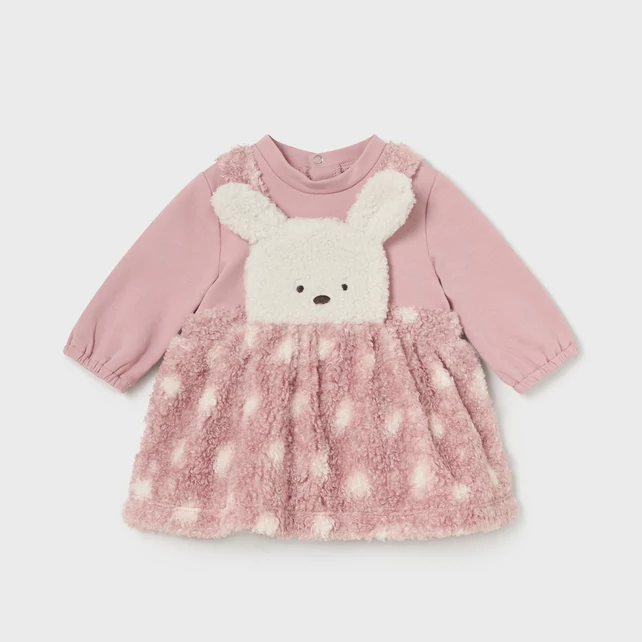 Mayoral macis-szőrmés kantáros ruha