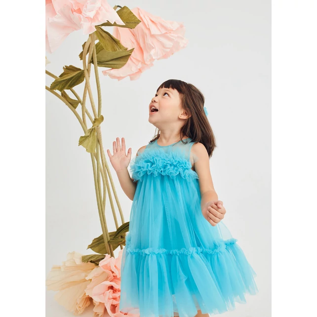 Abel&lula meseszép habos A-vonalú tüllruha 2025 ÚJ