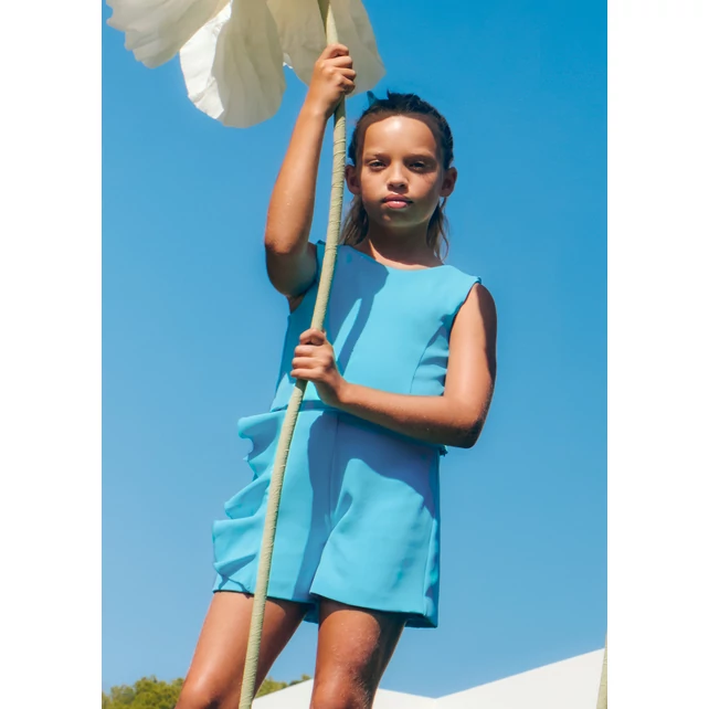 Abel&lula gyönyörű kétrészes fodros top és rövidnadrág szett 2025 NYÁR ÚJ