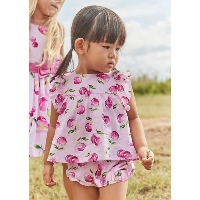 Mayoral elegáns 2 részes gyümölcsmintás szett