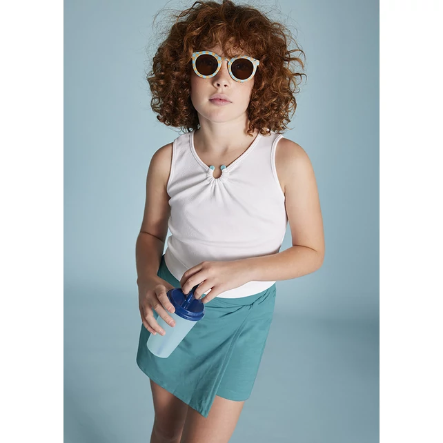 Mayoral bordázott top és átlapolt szoknyanadrág szett