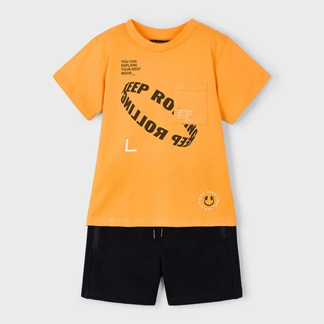 Mayoral feliratos nyári felső és rövidnadrág szett