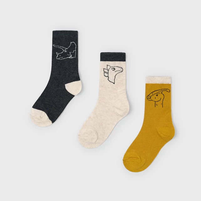 Mayoral 3 darabos dínós zokni szett 2025 TÉL