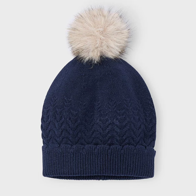 Mayoral szőrmebojtos kötött őszi sapka 2025 TÉL