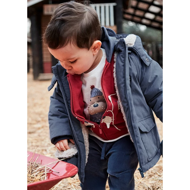 Mayoral extra meleg parka fazonú szőrmés télikabát 2025 TÉL