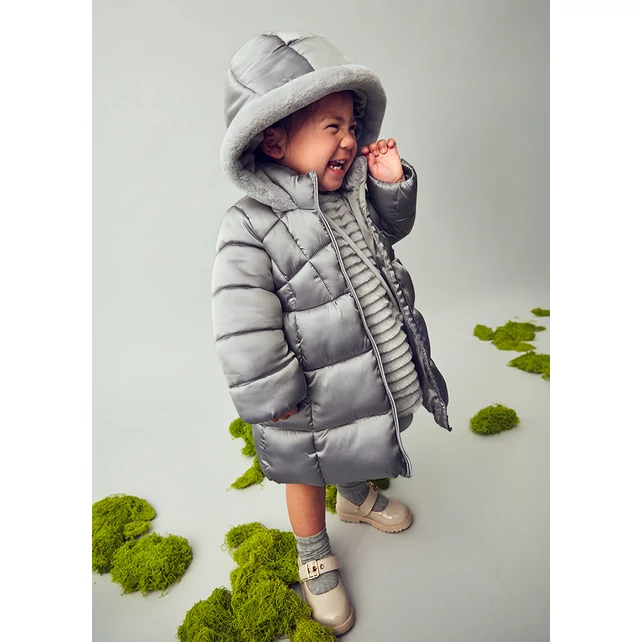 Mayoral gyönyörű hosszú fazonú karcsúsított télikabát 2025 TÉL