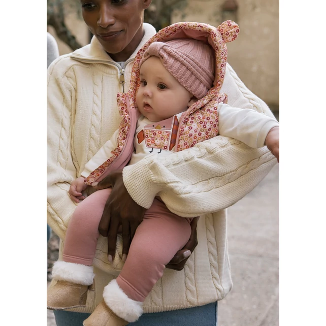 Mayoral 3 részes virágos pulóver mellény és nadrág szett 2025 TÉL