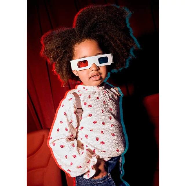 Mayoral epermintás fodros nyakú pamut blúz 2025 TÉL