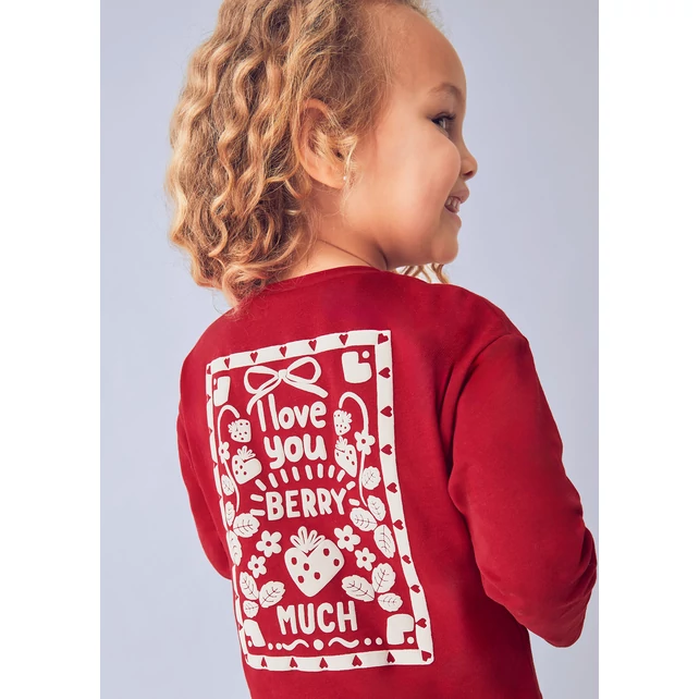 Mayoral hátán mintás hosszú ujjú felső 2025 TÉL