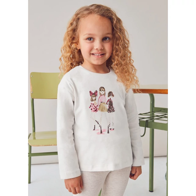 Mayoral gyönyörű flitteres-nagylányos hosszú ujjú felső 2025 TÉL