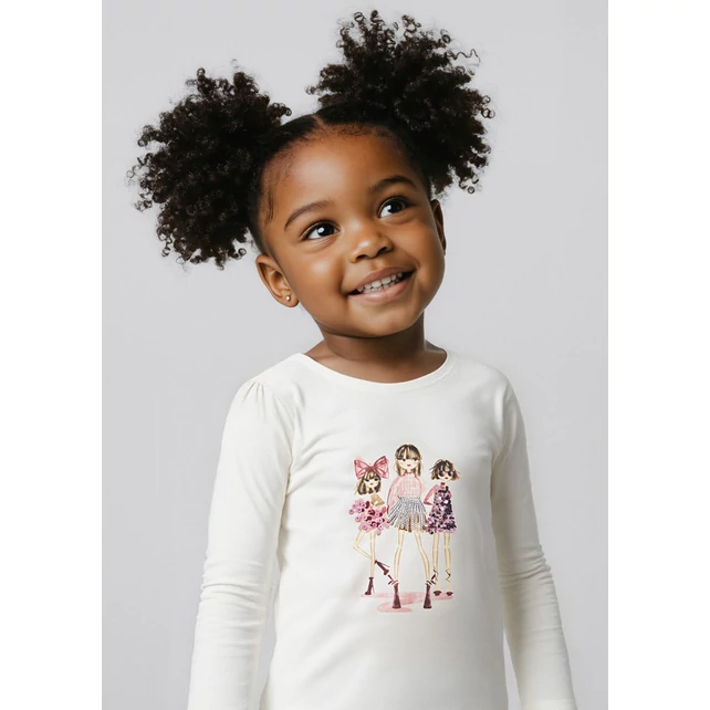 Mayoral gyönyörű flitteres-nagylányos hosszú ujjú felső 2025 TÉL