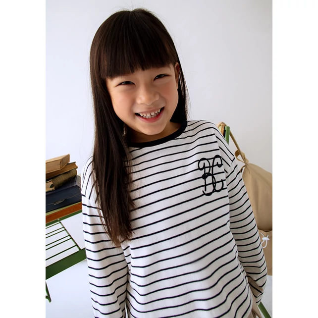 Mayoral csíkos hosszú ujjú felső hímzéssel 2025 TÉL