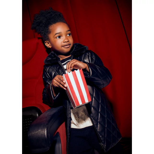 Mayoral szőrmegalléros steppelt átmeneti kabát 2025 TÉL