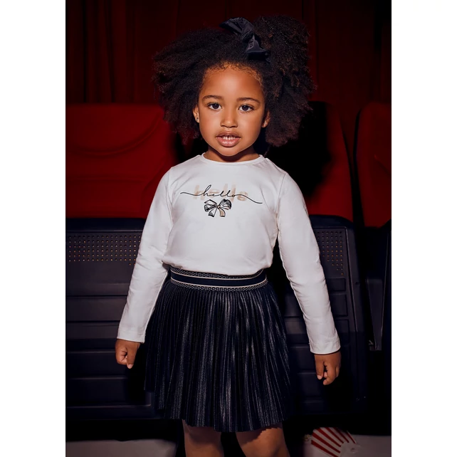 Mayoral pliszírozott csinos fekete szoknya 2025 TÉL Mayoral pliszírozott csinos fekete szoknya 2025 TÉL