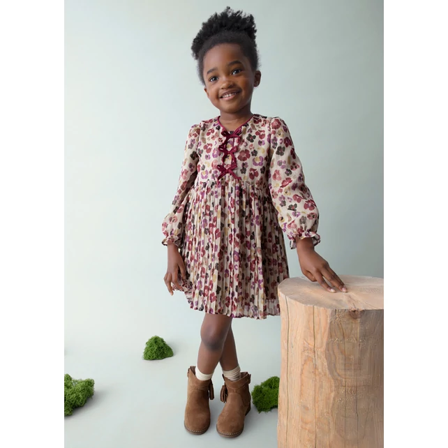 Mayoral álomszép virágmintás őszi sifonruha 2025 TÉL