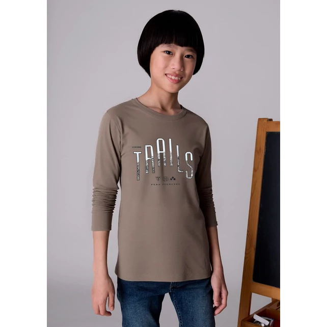 Mayoral dombornyomott feliratos hosszú ujjú felső 2025 TÉL