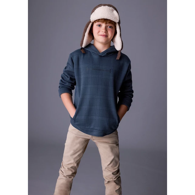 Mayoral kockás kapucnis pulóver 2025 TÉL