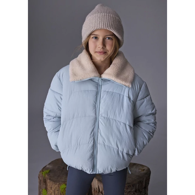 Mayoral steppelt szőrmegalléros kabát 2025 TÉL