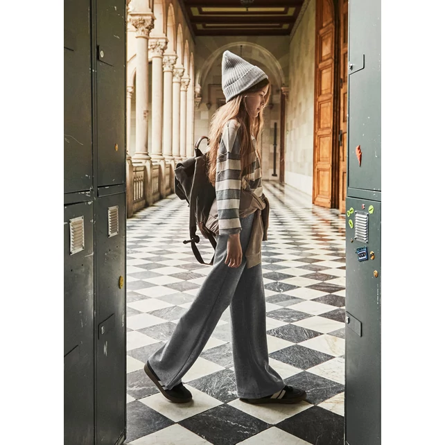 Mayoral kétrészes csíkos pulóver és bőszárú nadrág szett 2025 TÉL