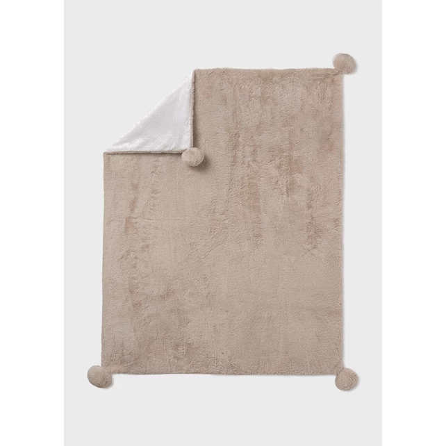 Mayoral csodaszép pom-pom-os szőrmés takaró 2025 TÉL