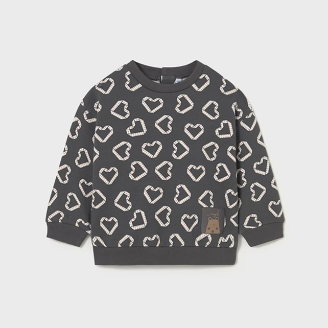 Mayoral szívecskés pamut pulóver 2025 TÉL