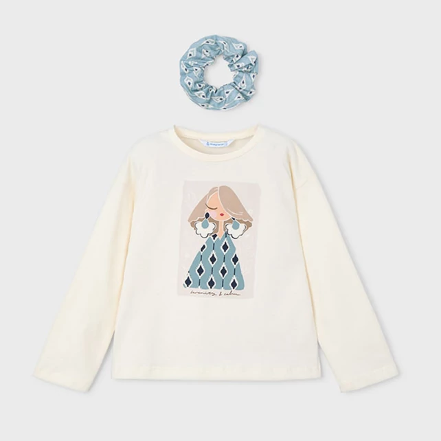 Mayoral nagylányos hosszú ujjú felső hajgumival 2025 TÉL