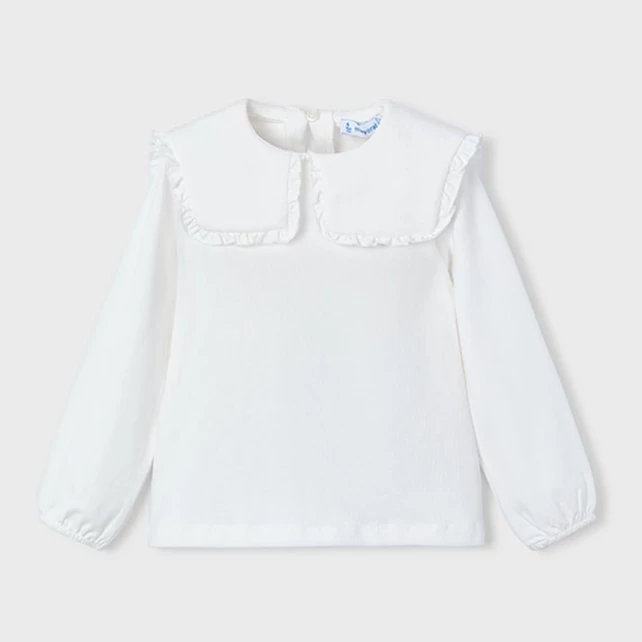 Mayoral csodaszép szögletes gallérú pamut blúz 2025 TÉL