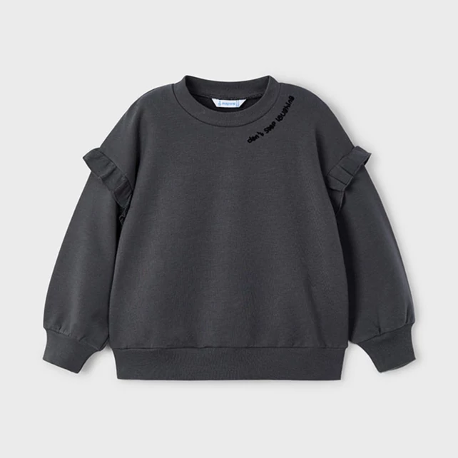 Mayoral hátán mintás fodros ujjú pulóver 2025 TÉL