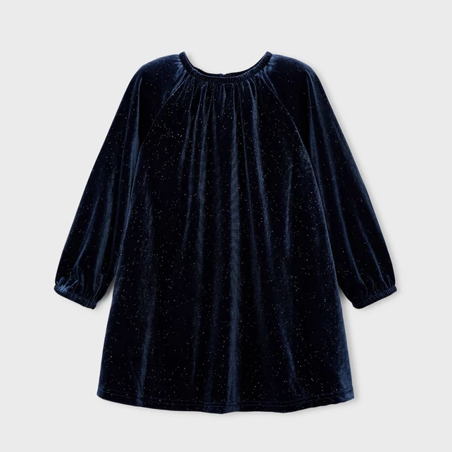 Mayoral hátán masnis álomszép alkalmi plüssruha  2025 TÉL