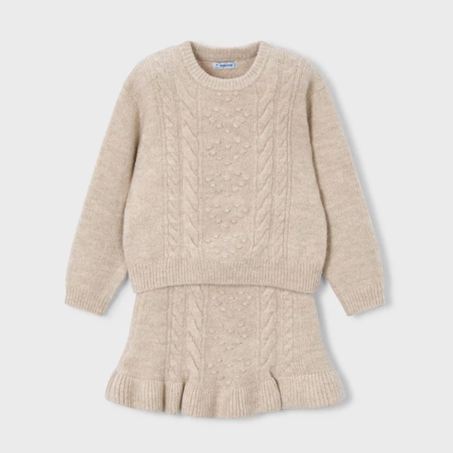 Mayoral szépséges kötött pulóver és szoknya szett 2025 TÉL