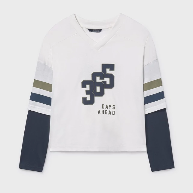 Mayoral V-nyakú hátán mintás  sportos felső 2025 TÉL