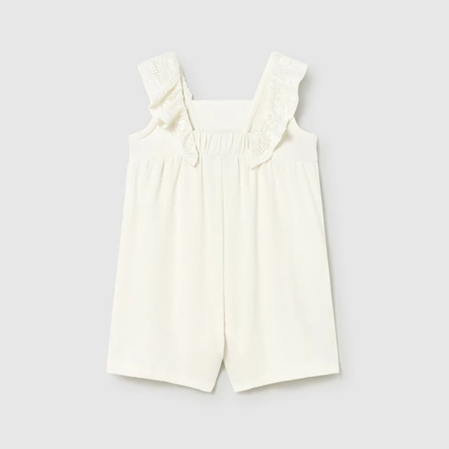 Mayoral csodaszép fodros-csipkés csinos overál 2026 NYÁR