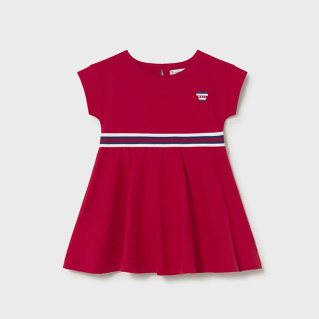 Mayoral gyönyörű rugalmas anyagú rövid ujjú pikéruha  2026 NYÁR