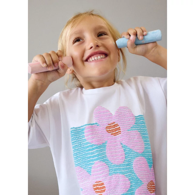 Mayoral virágmintás laza rövid ujjú felső 2026 NYÁR