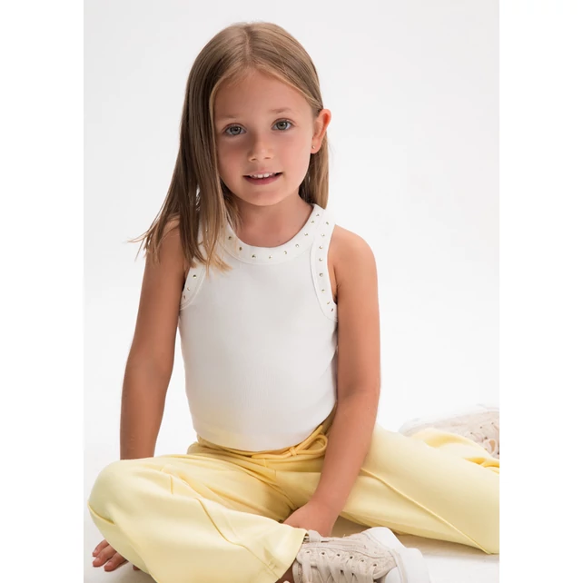 Mayoral apró strasszos extra rugalmas ujjatlan top 2026 NYÁR