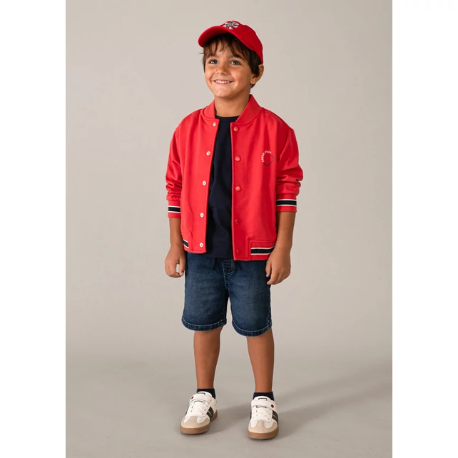 Mayoral hátán mintás bomber fazonú patentos kiskabát 2026 NYÁR