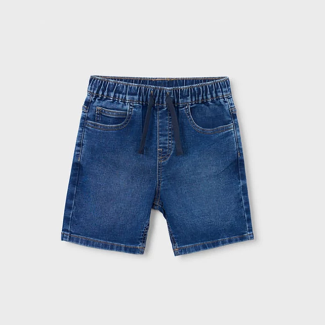 Mayoral gumírozott megkötős puha farmer rövidnadrág 2026 NYÁR