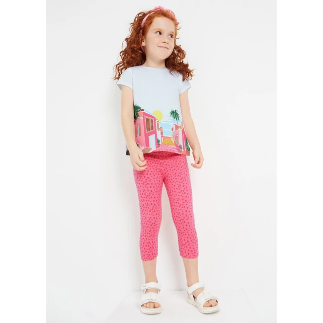 Mayoral színes felső és 3/4-es mintás leggings szett Mayoral színes felső és 3/4-es mintás leggings szett