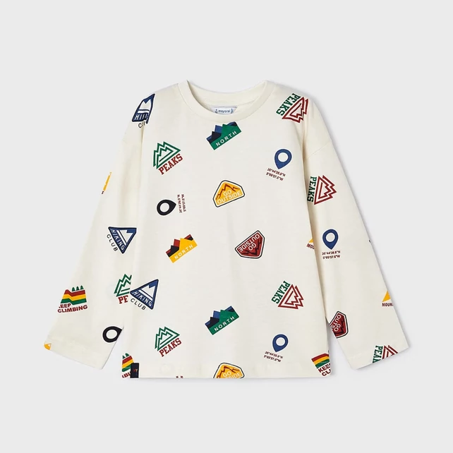 Mayoral nyomott mintás hosszú ujjú felső Mayoral nyomott mintás hosszú ujjú felső