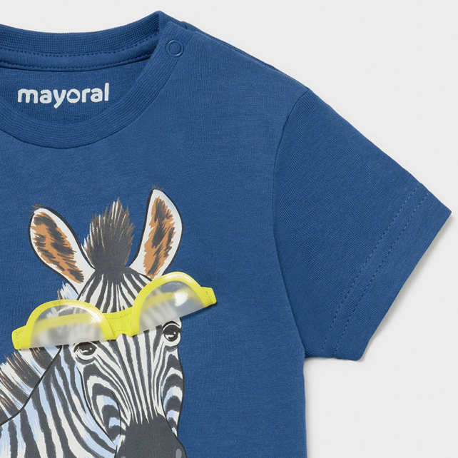 Mayoral zebrás rövid ujjú felső