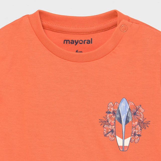 Mayoral szörfös póló elöl-hátul mintával
