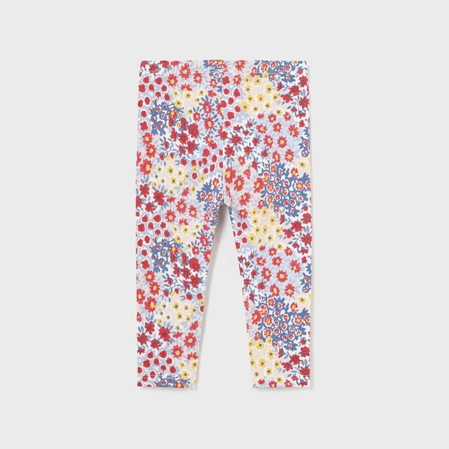 Mayoral virágmintás 3 részes nyári kardigán, felső és leggings szett
