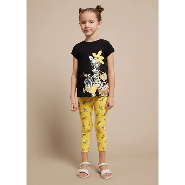 Mayoral cuki zebramintás-pöttyös 3/4-es leggings